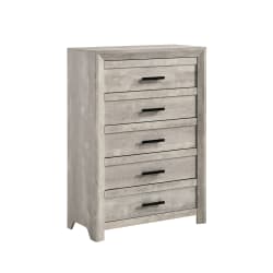Eleanor - 5-Drawer Chest - White