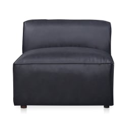 Form - Leather Slipper Chair - Vantage Black