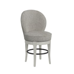 Westford - Swivel Counter Stool Linen (Set of 2) - Gray