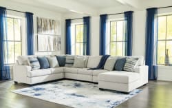 Lowder - Stone - Right Arm Facing Corner Chaise 5 Pc Sectional