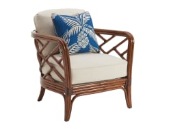 Island Estate - Palm Chair - Dark Brown / Beige