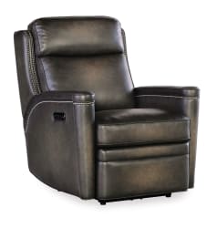 Hamilton - Power Recliner With Power Headrest - Dark Brown