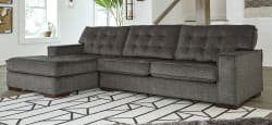 Coulee Point - Charcoal - Left Arm Facing Chaise 2 Pc Sectional