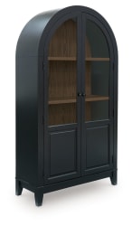 Dagandale - Black / Natural - Accent Cabinet