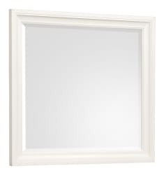 Kingston - Landscape Mirror - Whisper White And Cerused Nutmeg