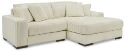 Lindyn - Right Arm Facing Corner Chaise 2 Pc Sectional - Ivory