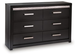 Brizmore - Six Drawer Dresser - Black