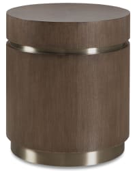 Commerce And Market - Roll With It Round End Table - Dark Brown