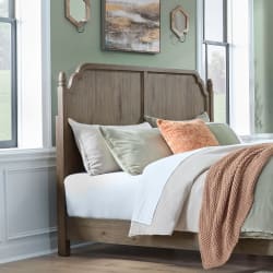 Hickory Grove - King Panel Headboard - Heirloom Brown