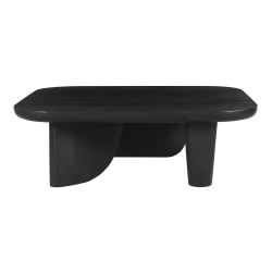 Era - Large Acacia Wood Coffee Table - Black