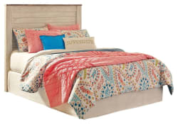 Willowton - Whitewash - Full Panel Headboard