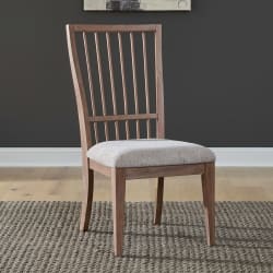 Haven Hills - Spindle Back Side Chair - Camel Beige