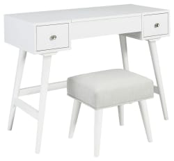 Thadamere - White - Vanity/UPH Stool (Set of 2)