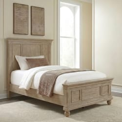 Rustic Traditions - Full Panel Bed - Saddle Tan