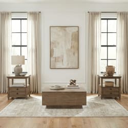 Artisan Home - Opt 3 Piece Set (Cocktail Table & Two 2 Drawer End Tables) - Sienna Stone