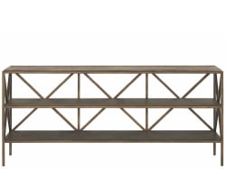 Montclair - Brindle Console - Light Brown / Dark Brown