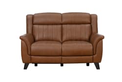Kimball - Power Loveseat With Power Recline, Power Headrest - Cinnamon