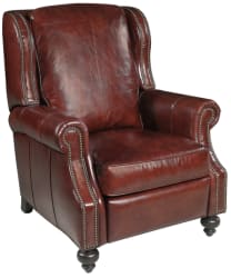 RC - Drake Recliner - Dark Red