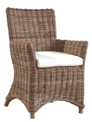Key Largo - Arm Chair (Set of 2) - Dark Brown