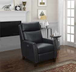 Anaheim - Power Recliner With Power Recline, Power Headrest, Power Lumbar - Blue