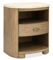 Leeza - Accent Nightstand - Brown