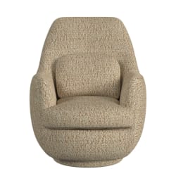 Nest - Swivel Chair - Knubby Brown Rice