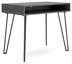 Yarlow - Gray - Bench with 3 Open Storages