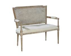 Channing - Settee - Light Brown / Beige