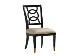 Carlyle - Pierce Upholstered Side Chair - Dark Brown