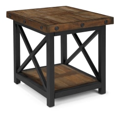 Carpenter - End Table - Dark Brown