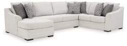 Koralynn - Stone - 3-Piece Sectional With Laf Corner Chaise