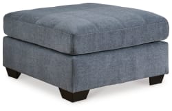 Marleton - Denim - Oversized Accent Ottoman