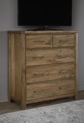 Dovetail - 5-Drawer Standing Dresser - Natural