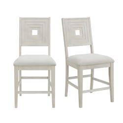 Avalanche - Counter Side Chair (Set of 2) - Antique White