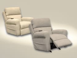 Unity - Power Headrest Power Rocker Recliner With CR3 Heat/Massage - Linen