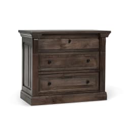 Adelaide - Wood 3 Drawer Nightstand - Cocoa Brown