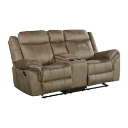 Sorrento - Motion Loveseat with Console - T101 Brown