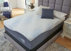 Millennium - White - 2 Pc. - Cushion Firm Gel Hybrid Twin XL Mattress, Foundation