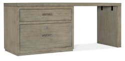 Linville Falls - 72" Desk With Lateral File - Gray