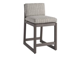 Mozambique - Counter Stool - Beige / Dark Brown