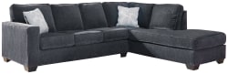 Altari - Right Arm Facing Chaise 2 Pc Sectional - Slate