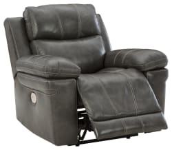 Edmar - Charcoal - PWR Recliner/Adj Headrest