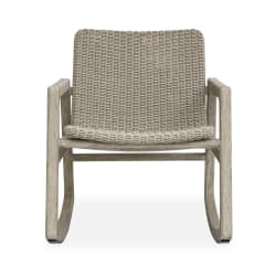 Sumba - Outdoor Wicker Rocking Chair - Gray