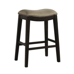 Parkside - 30'' Barstool - Linen / Dark Wash