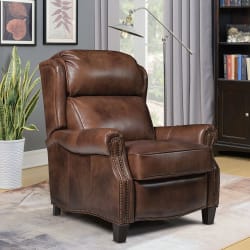 Meade - Push Thru The Arm Recliner - Cognac