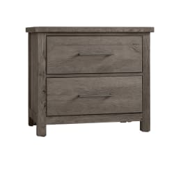 Dovetail - 2-Drawer Nightstand - Mystic Gray
