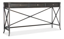 Retreat - Pole Rattan Console - Dark Brown