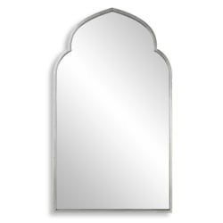 Moroccan Style Mirror - Soft Silver