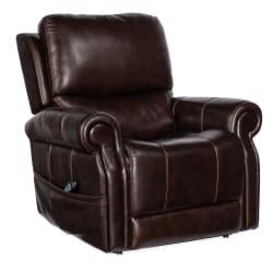 RC - Eisley Power Recliner With Power Headrest, Lumbar And Lift - Dark Brown