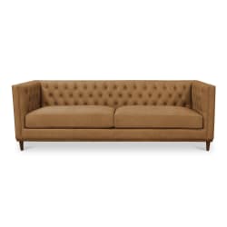 Fielder - Leather Sofa - Tan